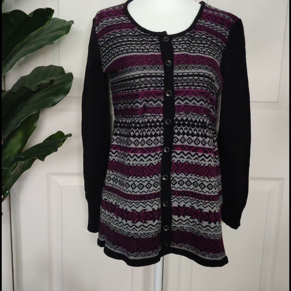 Baby doll style tunic sweater dress